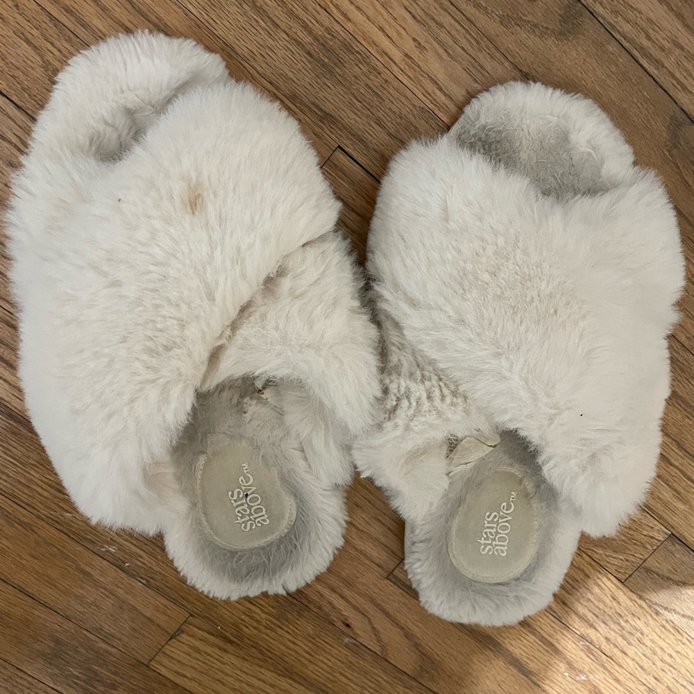 Well worn slippers